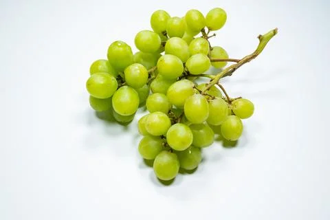 Fresh grape on white background Stock Photos