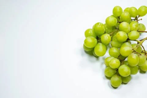 Fresh grape on white background Stock Photos