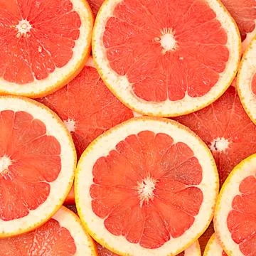 Fresh grapefruit as a background Stock Photos
