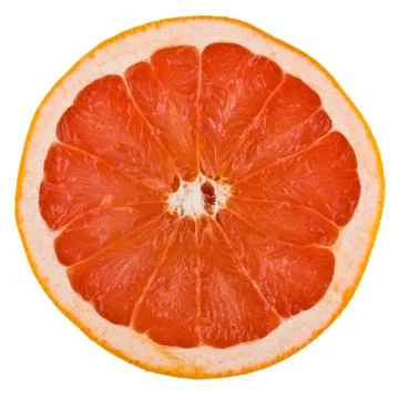 Fresh grapefruit slices Stock Photos