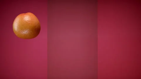 Fresh Grapefruits Tossed Up Simultaneously Flying Hanging In The Air And Falling Stock-Footage 137316973