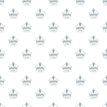 Fresh grapes pattern seamless 스톡 일러스트