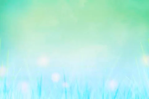 Fresh Grass Green Background Stock Illustration