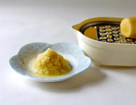Fresh grated ginger 写真素材