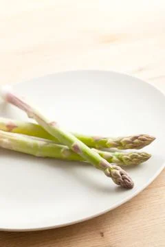 Fresh green asparagus Stock Photos