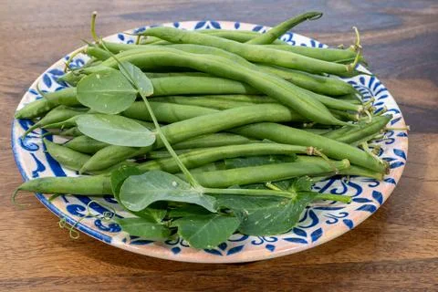 Fresh green beans, nutrient-dense legumes with green pods, crisp texture, f.. Stock Photos