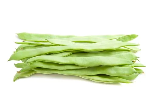 Fresh green beans Stock Photos