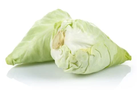 Fresh green cabbage Stock Photos
