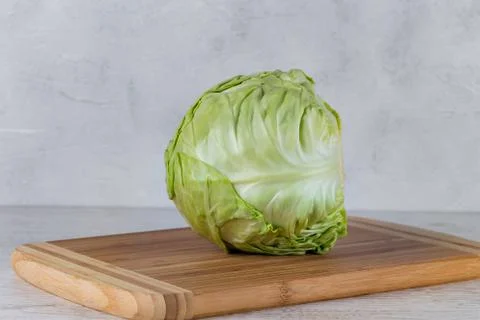 Fresh green cabbage Stock Photos