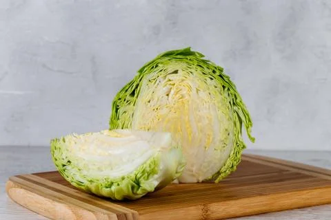 Fresh green cabbage Stock Photos