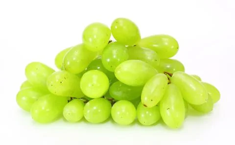 Fresh green grapes Stock Photos
