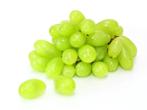 Fresh green grapes Foto stock