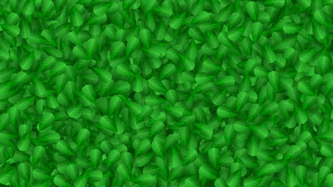 Fresh green leaves spring background. Looped motion graphic. Video stock 102365598