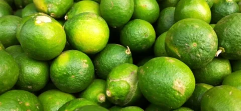 Fresh green limes background Stock Footage 292282898