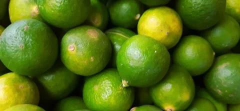 Fresh green limes background Stock Footage 292282905