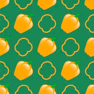 Fresh Green Seamless Pattern 스톡 일러스트