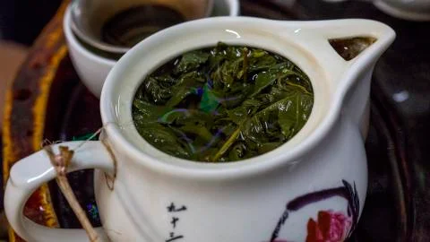 Fresh green tea Stock-Fotos