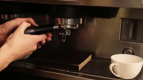 Fresh Ground Coffee drink Stock Footage 69166762