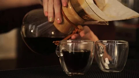 Fresh Ground Coffee drink Stock Footage 69167236