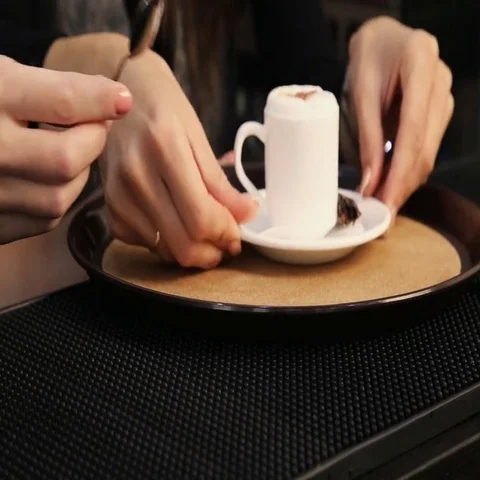 Fresh Ground Coffee drink Stock Footage 69592796