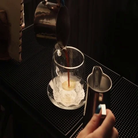 Fresh Ground Coffee drink Stock Footage 69607314