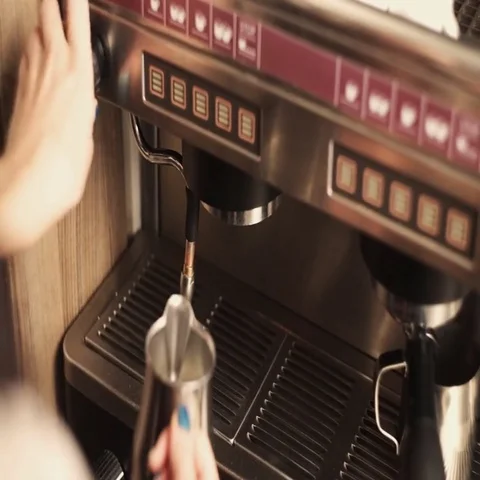 Fresh Ground Coffee drink Stock Footage
