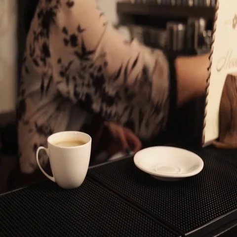 Fresh Ground Coffee drink Stock Footage 69608938