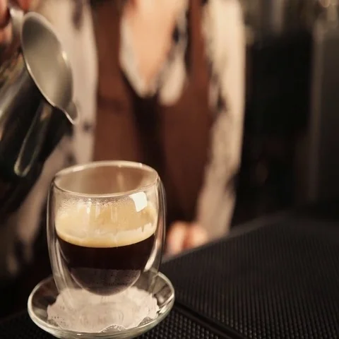Fresh Ground Coffee drink Stock Footage 69609370