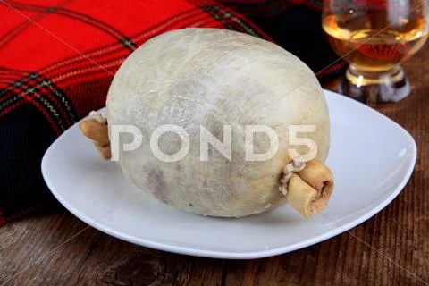 Fresh haggis Stock Photos
