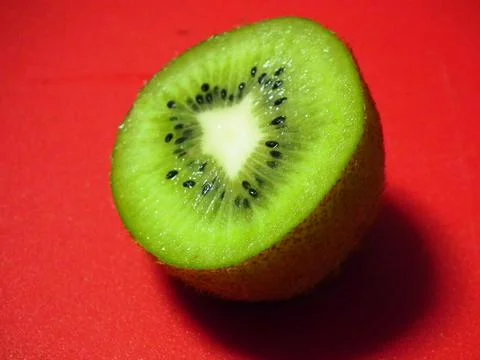 Fresh Half of Kiwi Stock Photos