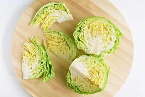 Fresh head of cabbage Stock Photos