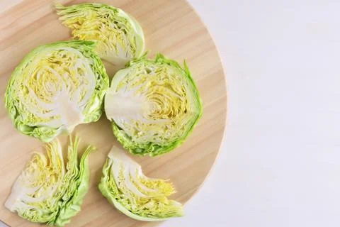 Fresh head of cabbage Foto stock