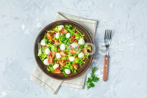 Fresh healthy delicious vegetables salad Stock Photos