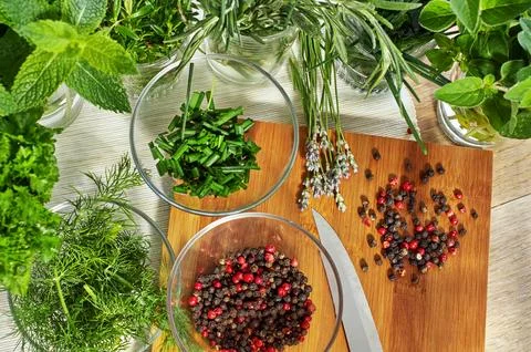 Fresh Herbs Stock Photos