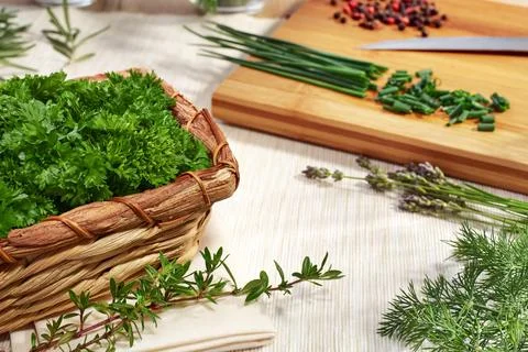 Fresh Herbs Stock Photos
