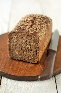 Fresh homemade bread Stock Photos