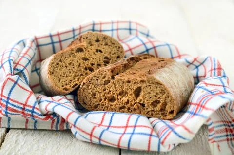 Fresh homemade bread Stock Photos
