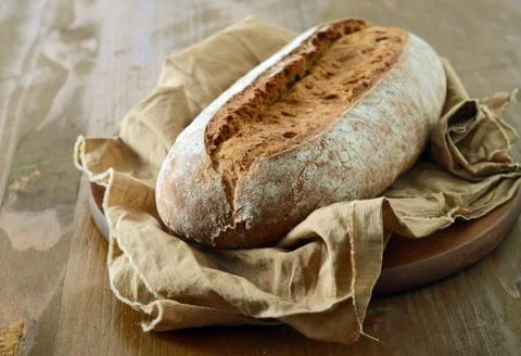 Fresh homemade bread Stock Photos