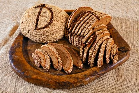 Fresh homemade bread Stock Photos