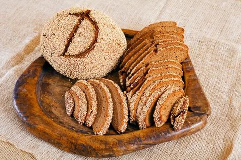 Fresh homemade bread Stock Photos