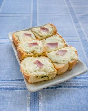 Fresh homemade bread 스톡 사진