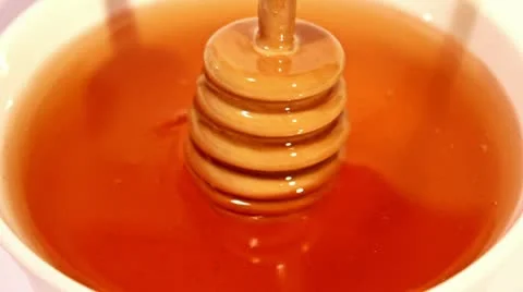 Fresh honey Stock Footage