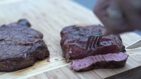 Fresh hot meat (8 of 9) Stock Footage 39972294