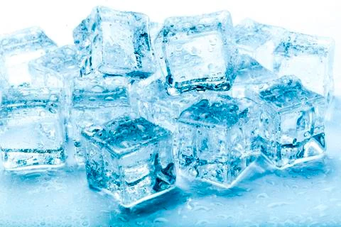 Fresh ice cubes Foto stock