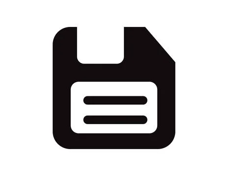 Fresh icons. Diskette. Illustrazione stock