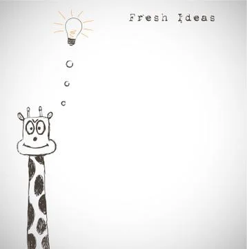 Fresh idea art Illustrazione stock