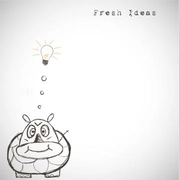 Fresh idea art Stock Illustration