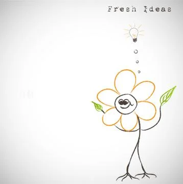 Fresh idea art Stock Illustration