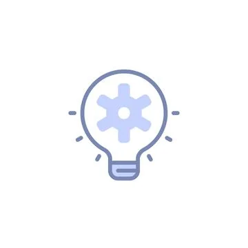 Fresh Idea Light: Creative and Innovative Ideas for Your Business Solutions Stock Illustration