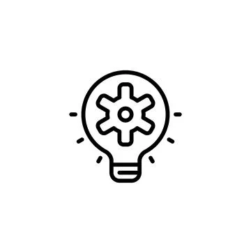 Fresh Idea Light: Creative and Innovative Ideas for Your Business Solutions Stock Illustration